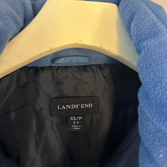 Lands' End Women's blue Puffer Jacket - Picture 2 of 3